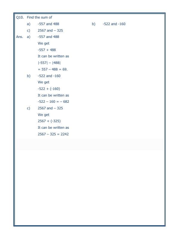 A2ZWorksheets:Maths-Integers-Integers - 04