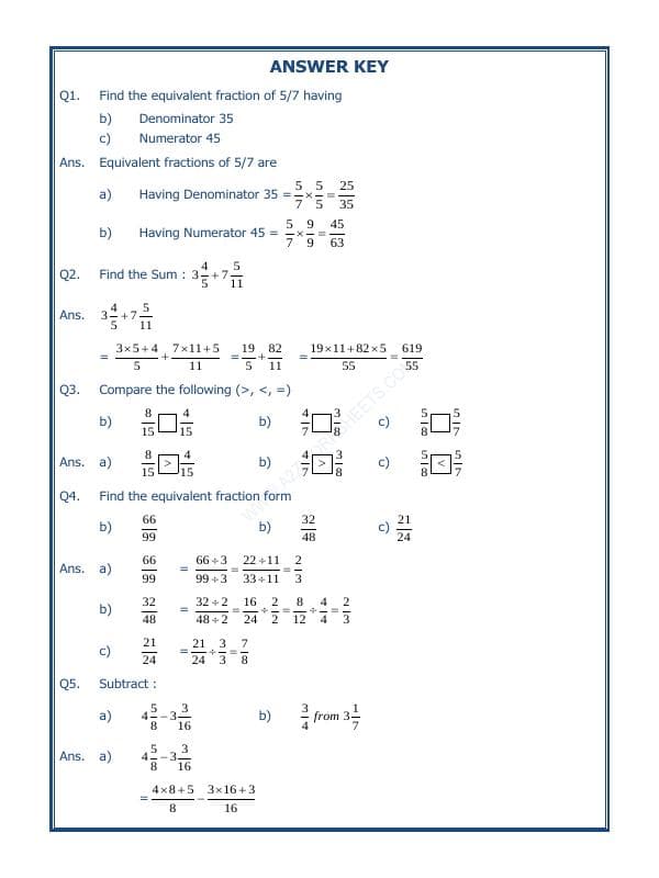 A2ZWorksheets:Maths-Fractions-Fractions - 02