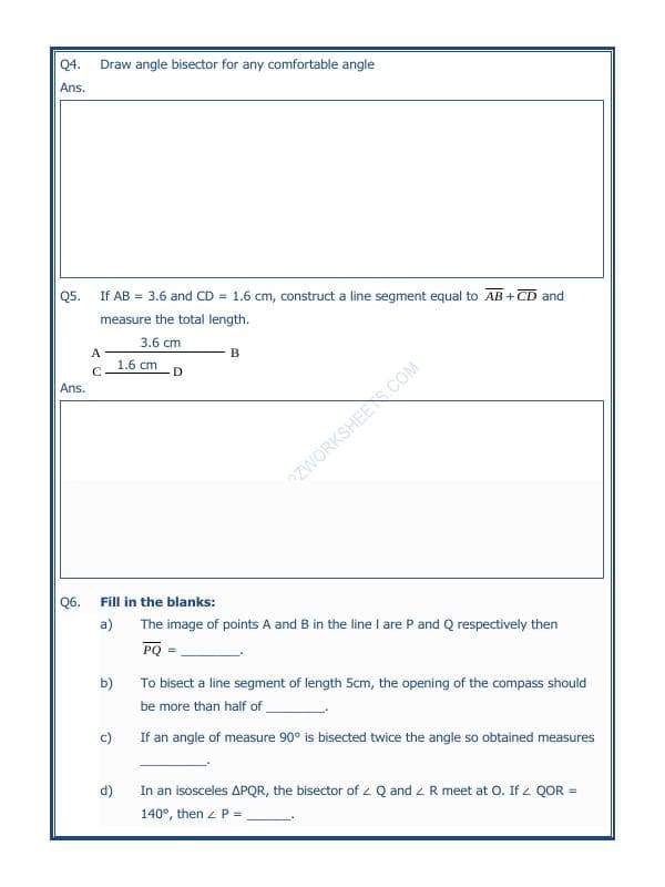 A2ZWorksheets:Maths-Geometry-Practical Geometry-01