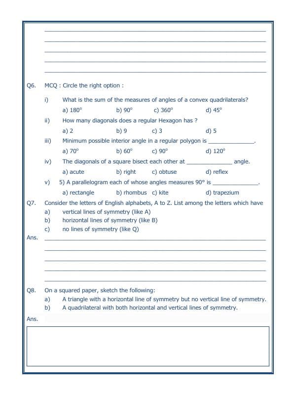 A2ZWorksheets:Maths-Geometry-Practical Geometry-02