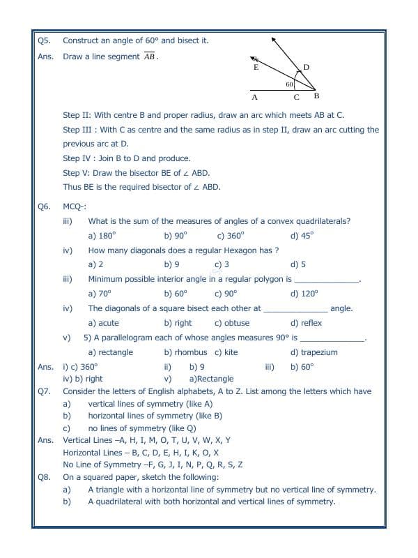 A2ZWorksheets:Maths-Geometry-Practical Geometry-02