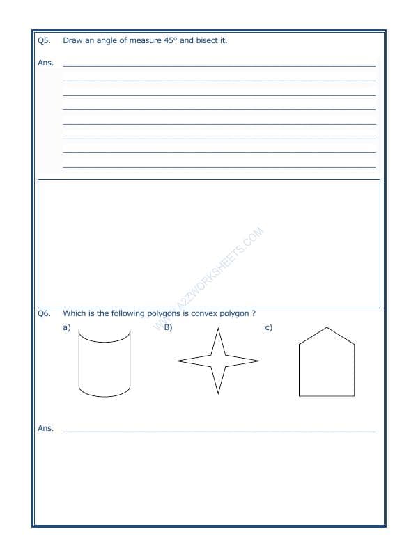 A2ZWorksheets:Maths-Geometry-Practical Geometry-03