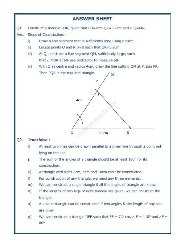 A2ZWorksheets:Maths-Geometry-Practical Geometry-03