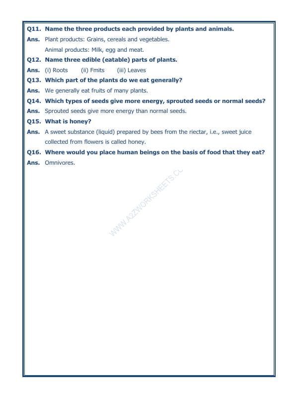 A2ZWorksheets:Science-Basic Necessities-Food Where Does It Come From-03