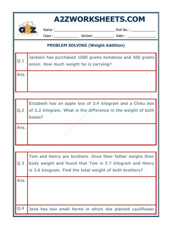 A2ZWorksheets:Maths-Addition-Addition Word Problem - 11
