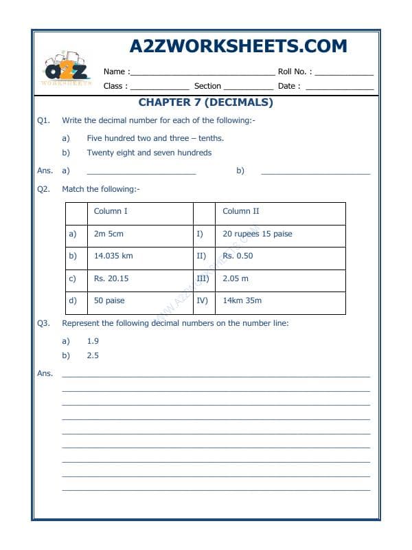 Decimals - 01