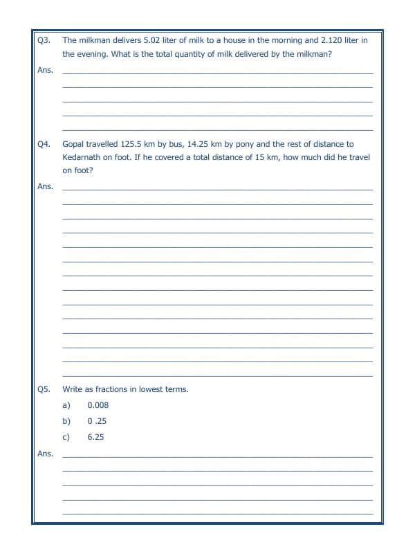 A2ZWorksheets:Maths-Decimals-Decimals - 04