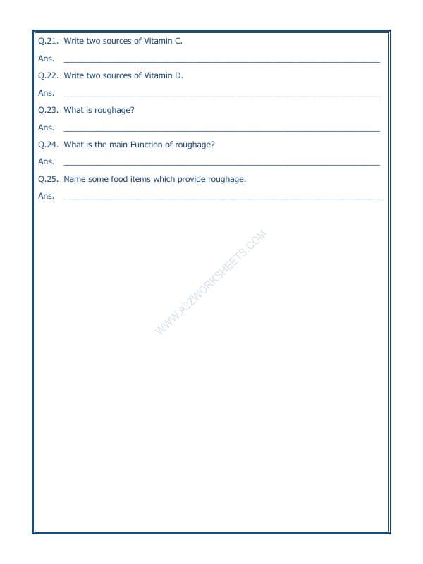 A2ZWorksheets:Science-Basic Necessities-Components Of Food-03