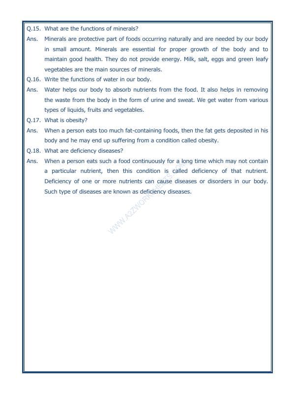 A2ZWorksheets:Science-Basic Necessities-Components Of Food-04