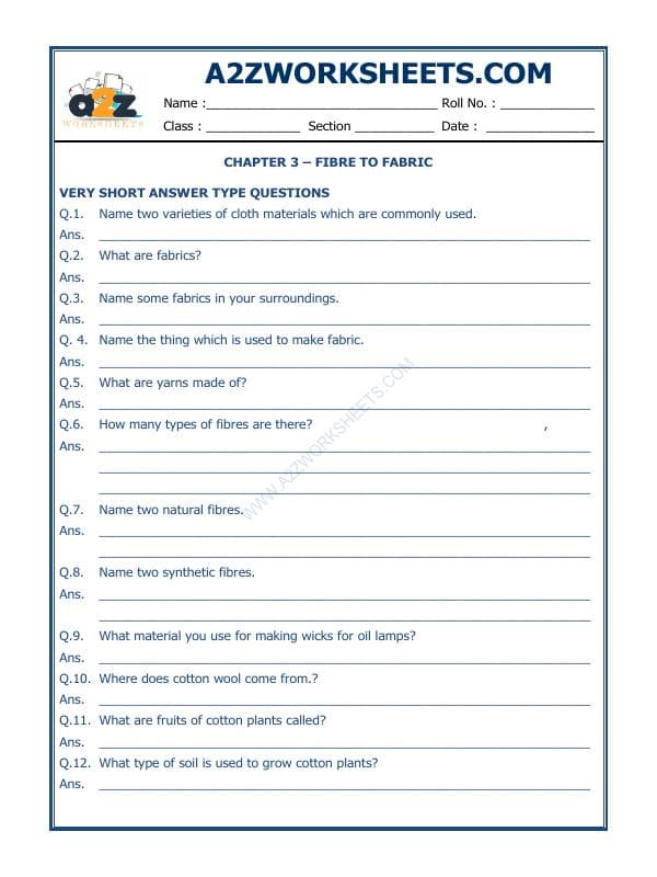 A2ZWorksheets:Science-Basic Necessities-Fibre To Fabric-02