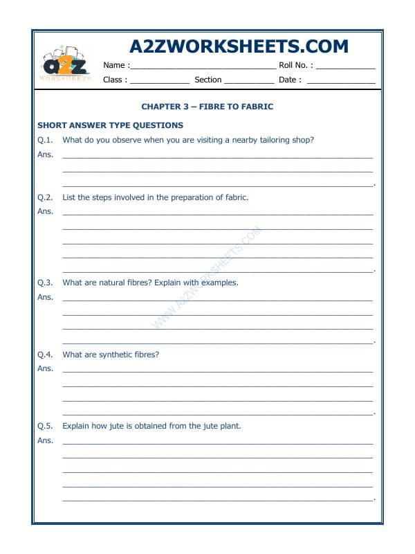 A2ZWorksheets:Science-Basic Necessities-Fibre To Fabric-03