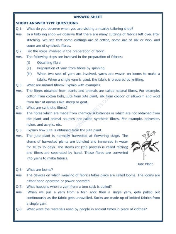 A2ZWorksheets:Science-Basic Necessities-Fibre To Fabric-03