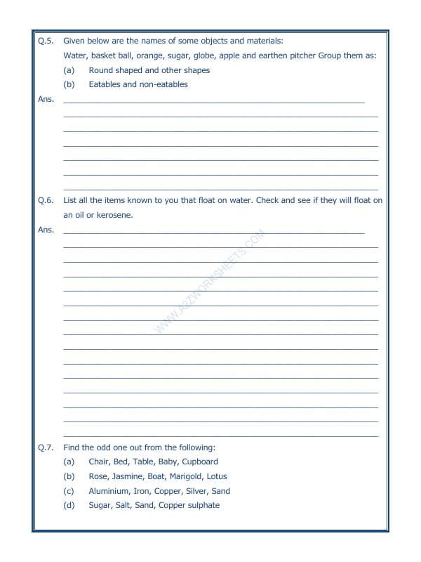 A2ZWorksheets:Science-Metals and Non-metals-Sorting Materials Into Groups-01