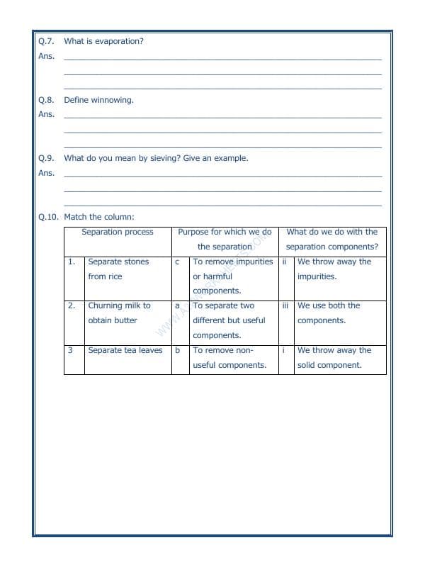 A2ZWorksheets:Science-Metals and Non-metals-Separation Of Substances-03