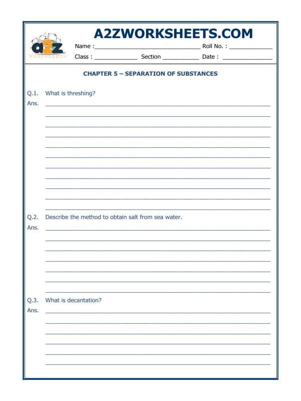 A2ZWorksheets:Science-Metals and Non-metals-Separation Of Substances-04