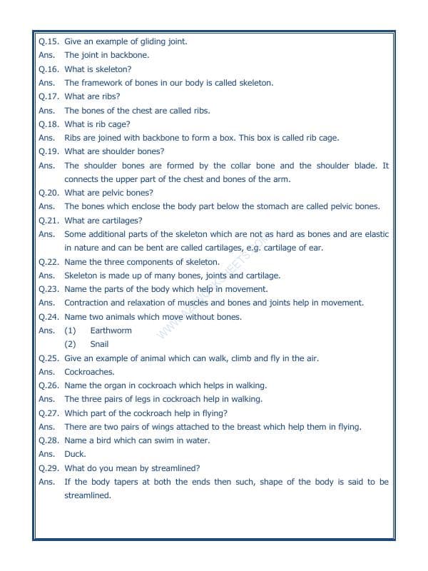 A2ZWorksheets:Science-Humans-Body Movements-02
