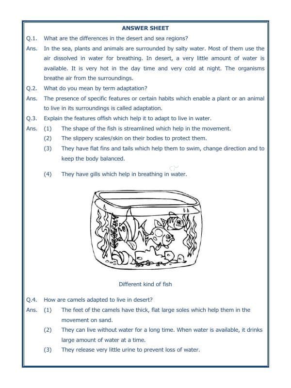 A2ZWorksheets:Science-Environment And Our Surroundings-The Living Organisms And Their Surroundings-02
