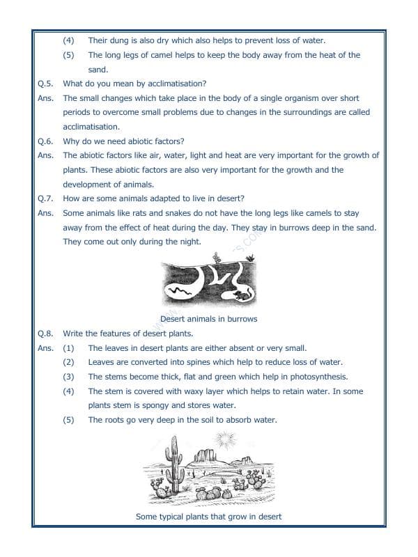 A2ZWorksheets:Science-Environment And Our Surroundings-The Living Organisms And Their Surroundings-02