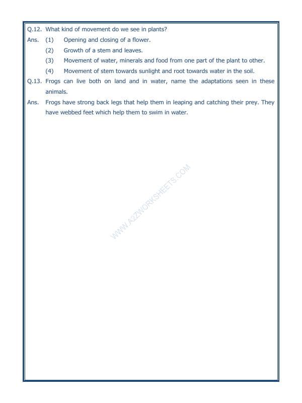 A2ZWorksheets:Science-Environment And Our Surroundings-The Living Organisms And Their Surroundings-02