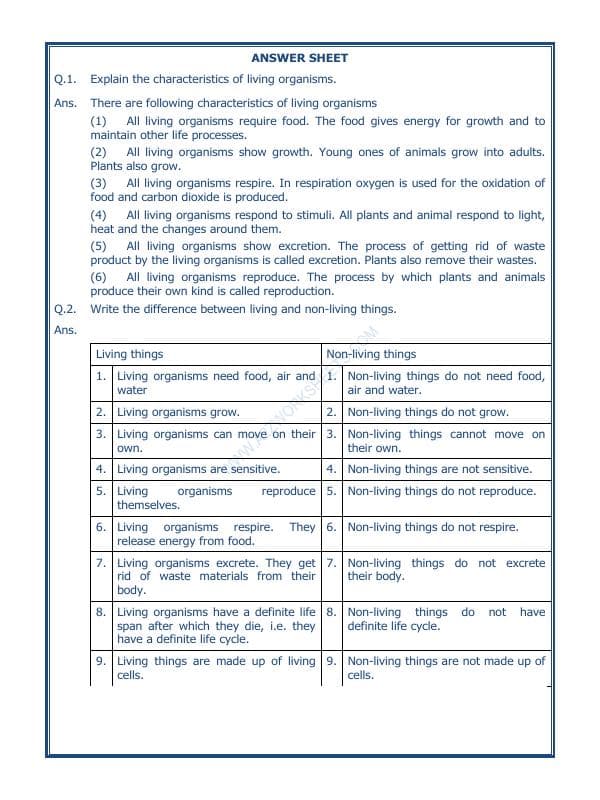 A2ZWorksheets:Science-Environment And Our Surroundings-The Living Organisms And Their Surroundings-03