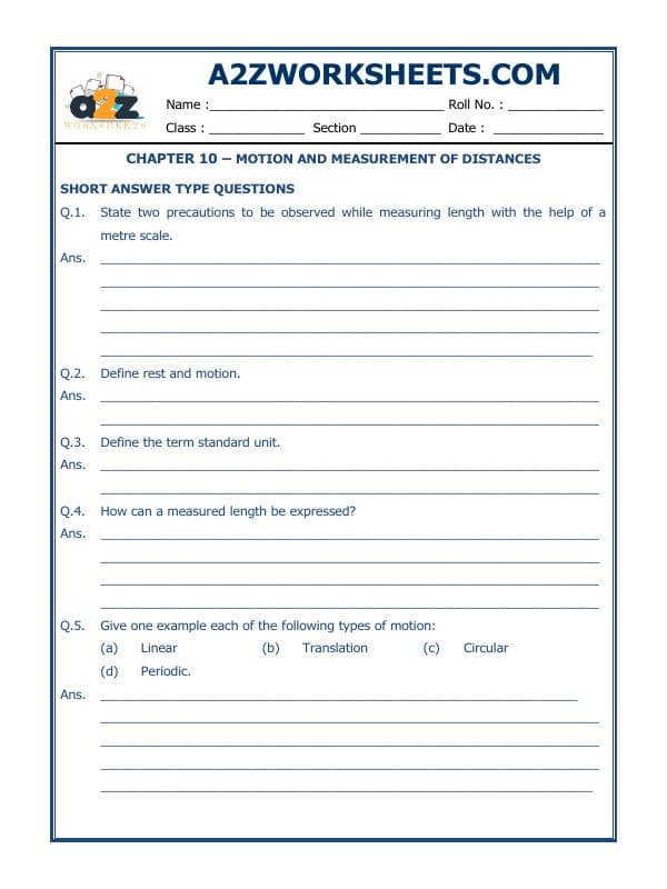 Motion And Measurement Of Distances-03