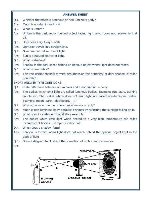 A2ZWorksheets:Science-Light,Shadows And Reflection-Light Shadows And Reflection-02