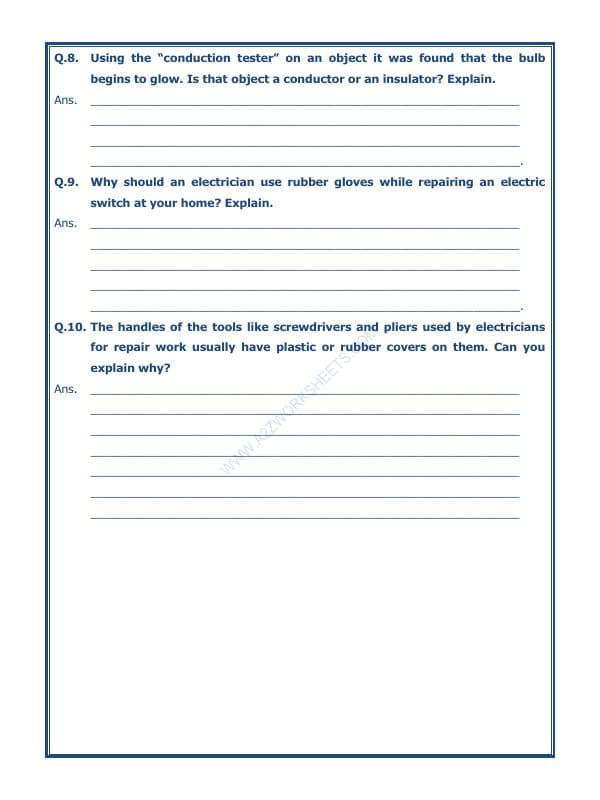 A2ZWorksheets:Science-Basic Necessities-Electricity And Circuits-01