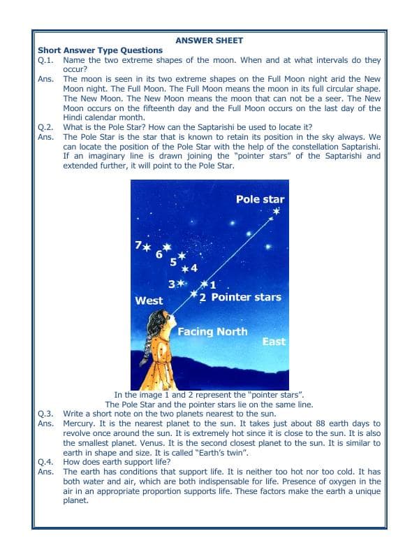 A2ZWorksheets:General Awareness-Solar System and Our Universe-The Earth In The Solar System-03