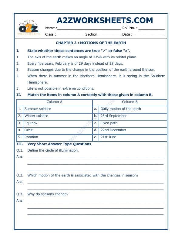 Motions Of The Earth-03