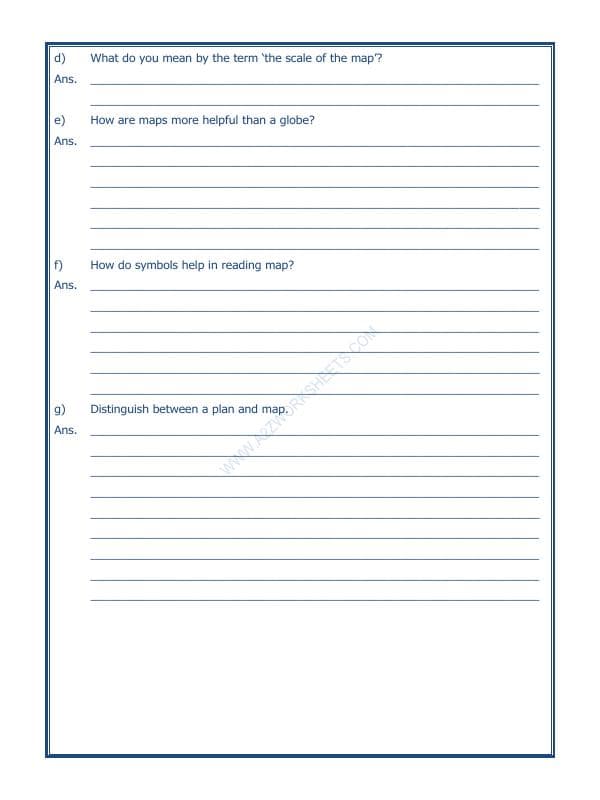A2ZWorksheets:General Awareness-Maps and Directions-Maps-01