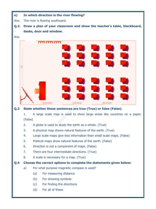 A2ZWorksheets:General Awareness-Maps and Directions-Maps-02