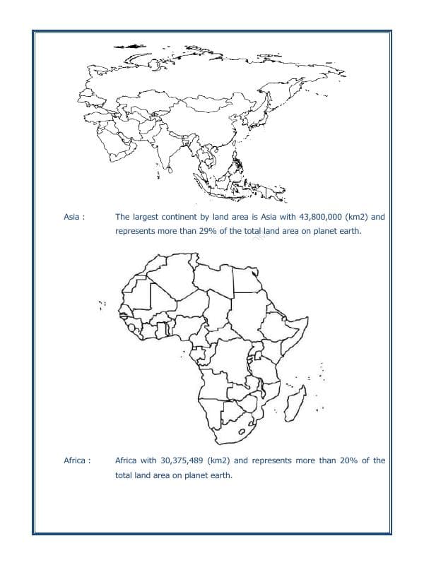 A2ZWorksheets:General Awareness-Solar System and Our Universe-Major Domains Of The Earth-02