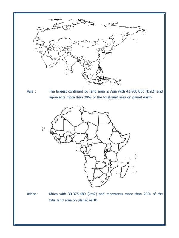 A2ZWorksheets:General Awareness-Solar System and Our Universe-Major Domains Of The Earth-02