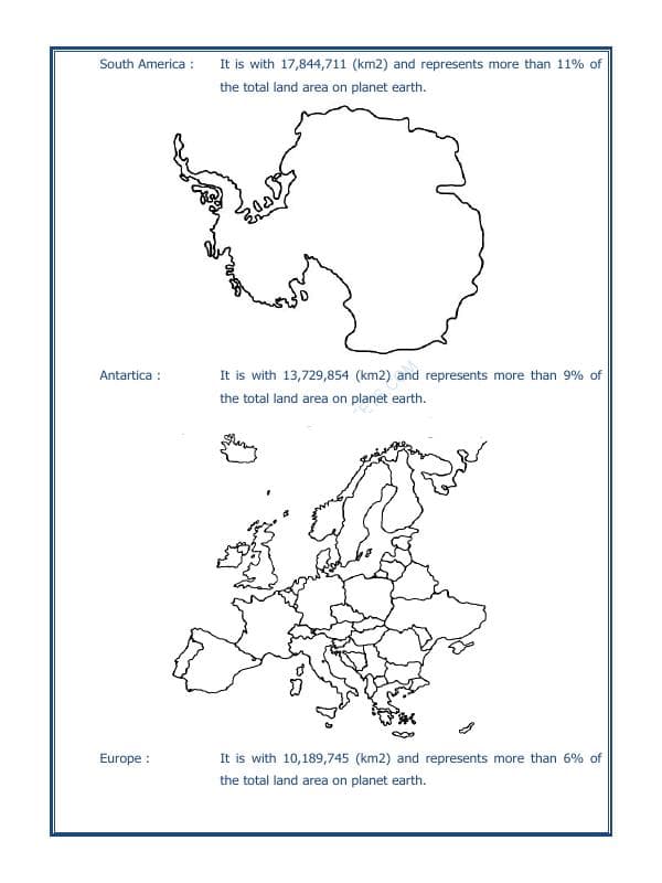 A2ZWorksheets:General Awareness-Solar System and Our Universe-Major Domains Of The Earth-02