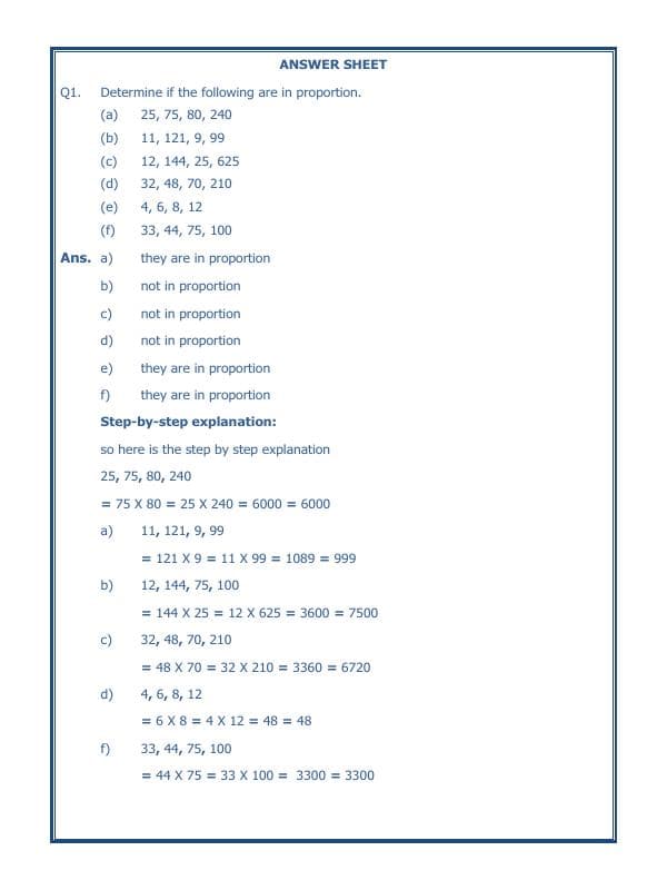 A2ZWorksheets:Maths-Measurement-Ratio Proportion And Unitary Method-04