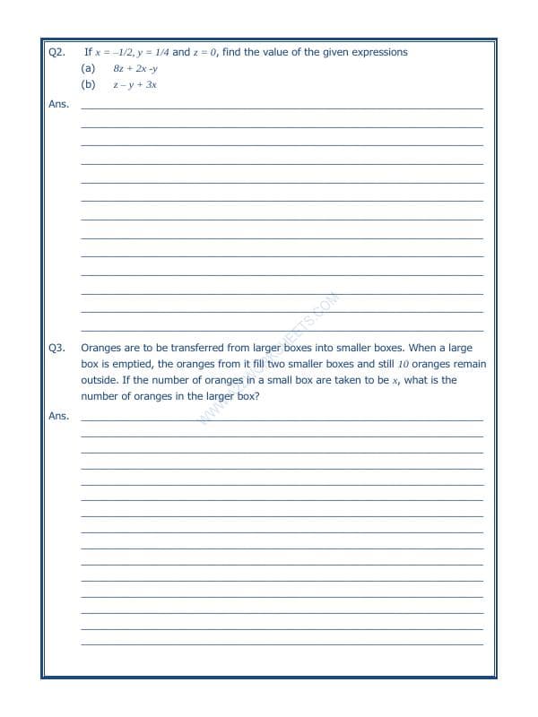 A2ZWorksheets:Maths-Algebra-Algebra-04