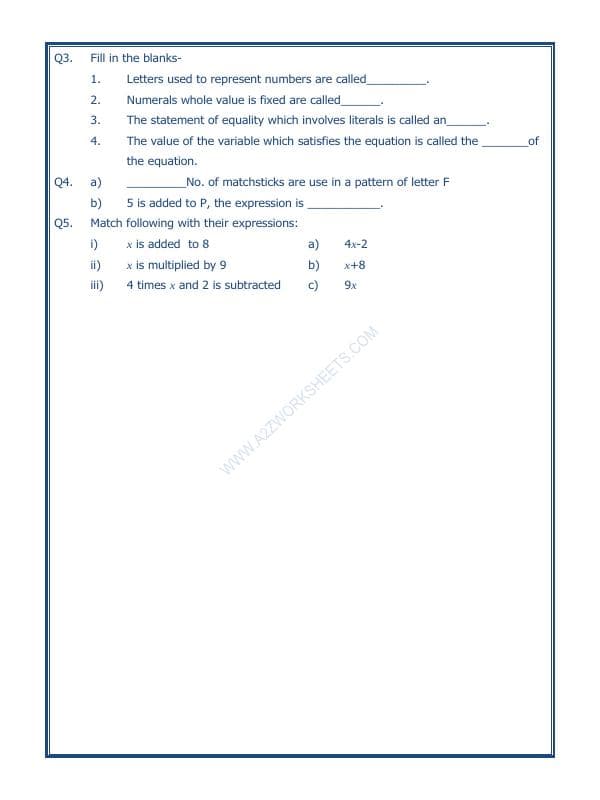 A2ZWorksheets:Maths-Algebra-Algebra-05