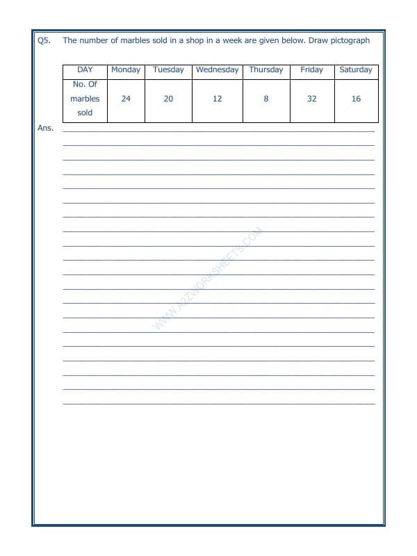 A2ZWorksheets:Maths-Data Handling-Data Handling-01
