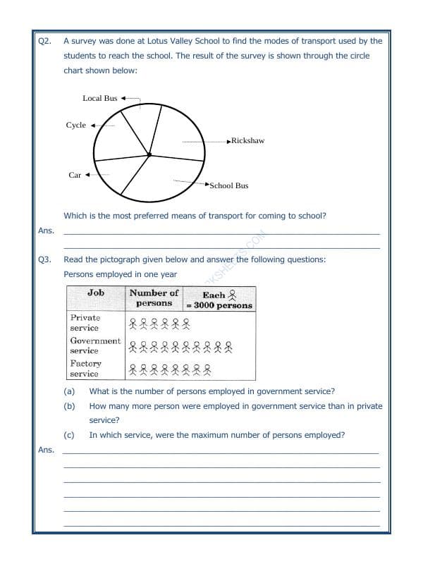 A2ZWorksheets:Maths-Data Handling-Data Handling-02