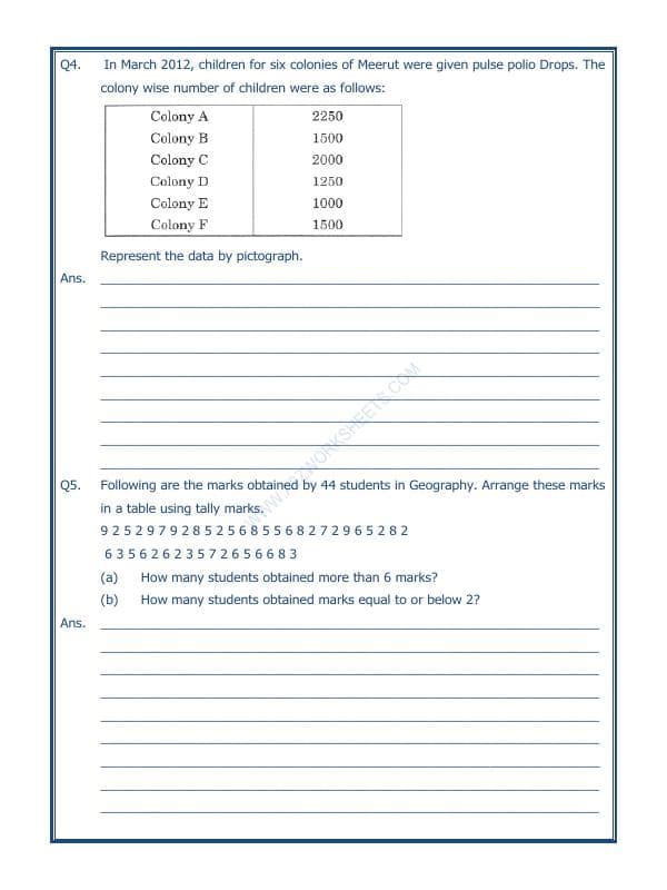 A2ZWorksheets:Maths-Data Handling-Data Handling-02