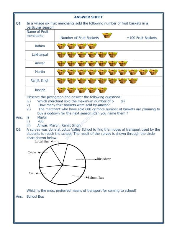 A2ZWorksheets:Maths-Data Handling-Data Handling-02