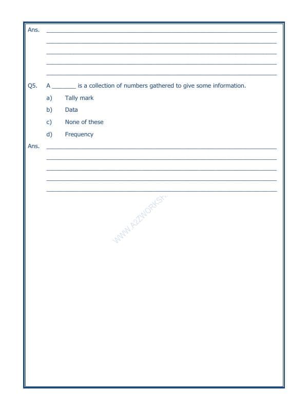 A2ZWorksheets:Maths-Data Handling-Data Handling-06