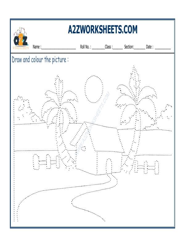 Colouring Sheet - Drawing - 01