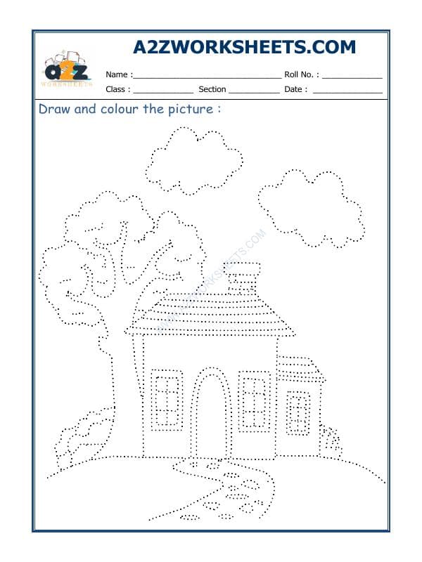 A2ZWorksheets:English-Recognition-Colouring Sheet - Drawing - 03