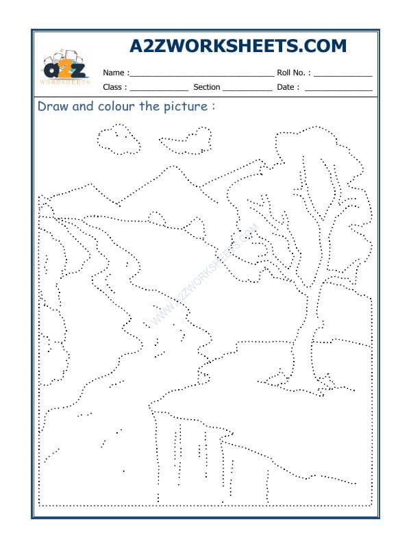 A2ZWorksheets:English-Recognition-Colouring Sheet - Drawing - 04