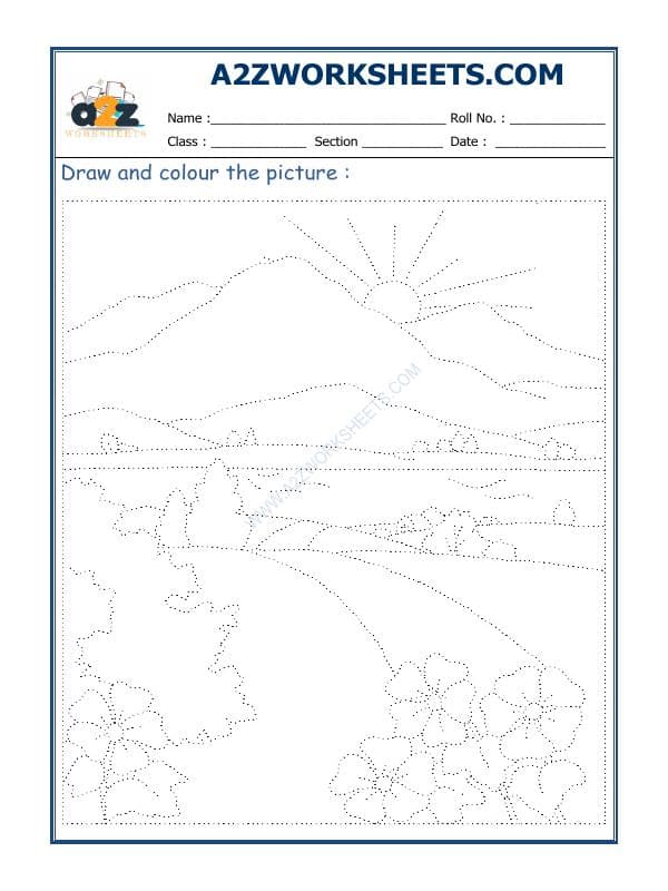Colouring Sheet - Drawing - 06