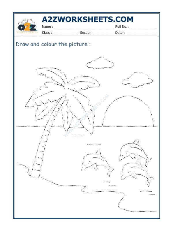Colouring Sheet - Drawing - 12