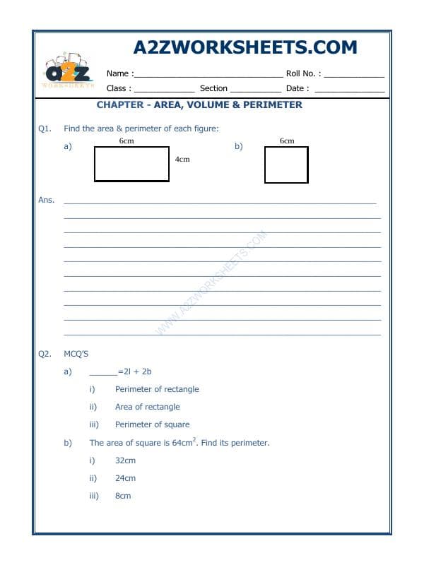 A2ZWorksheets:Maths-Measurement-Area, Volume and Perimeter-02