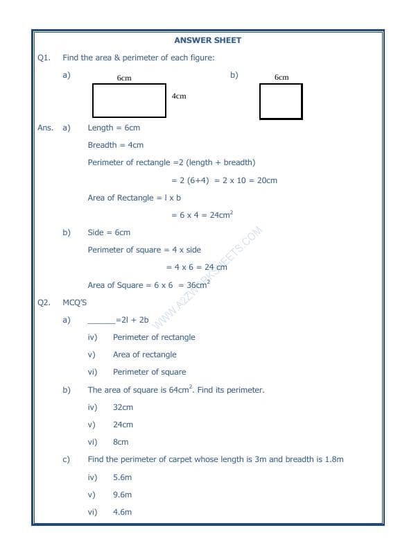A2ZWorksheets:Maths-Measurement-Area, Volume and Perimeter-02