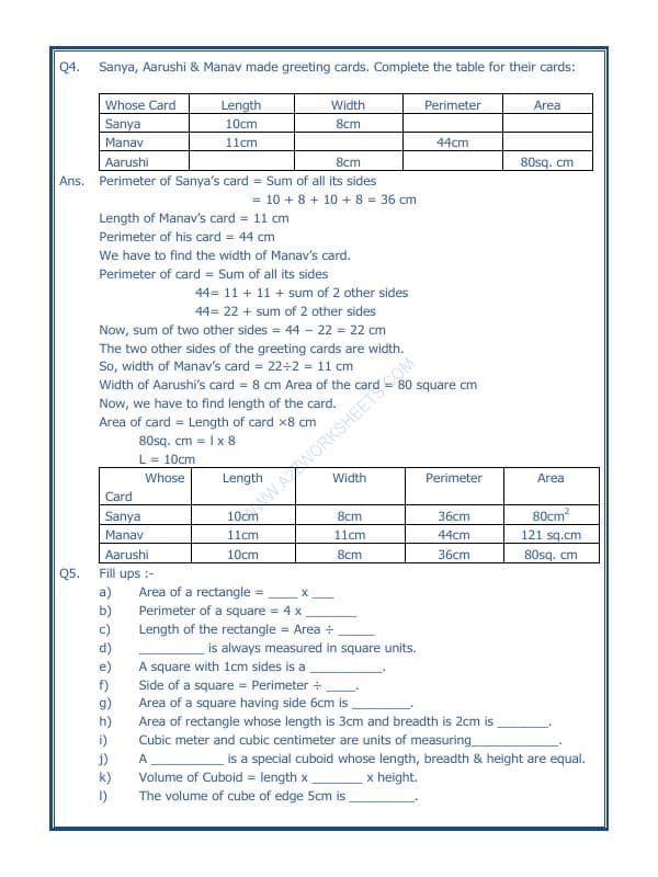 A2ZWorksheets:Maths-Measurement-Area, Volume and Perimeter-03